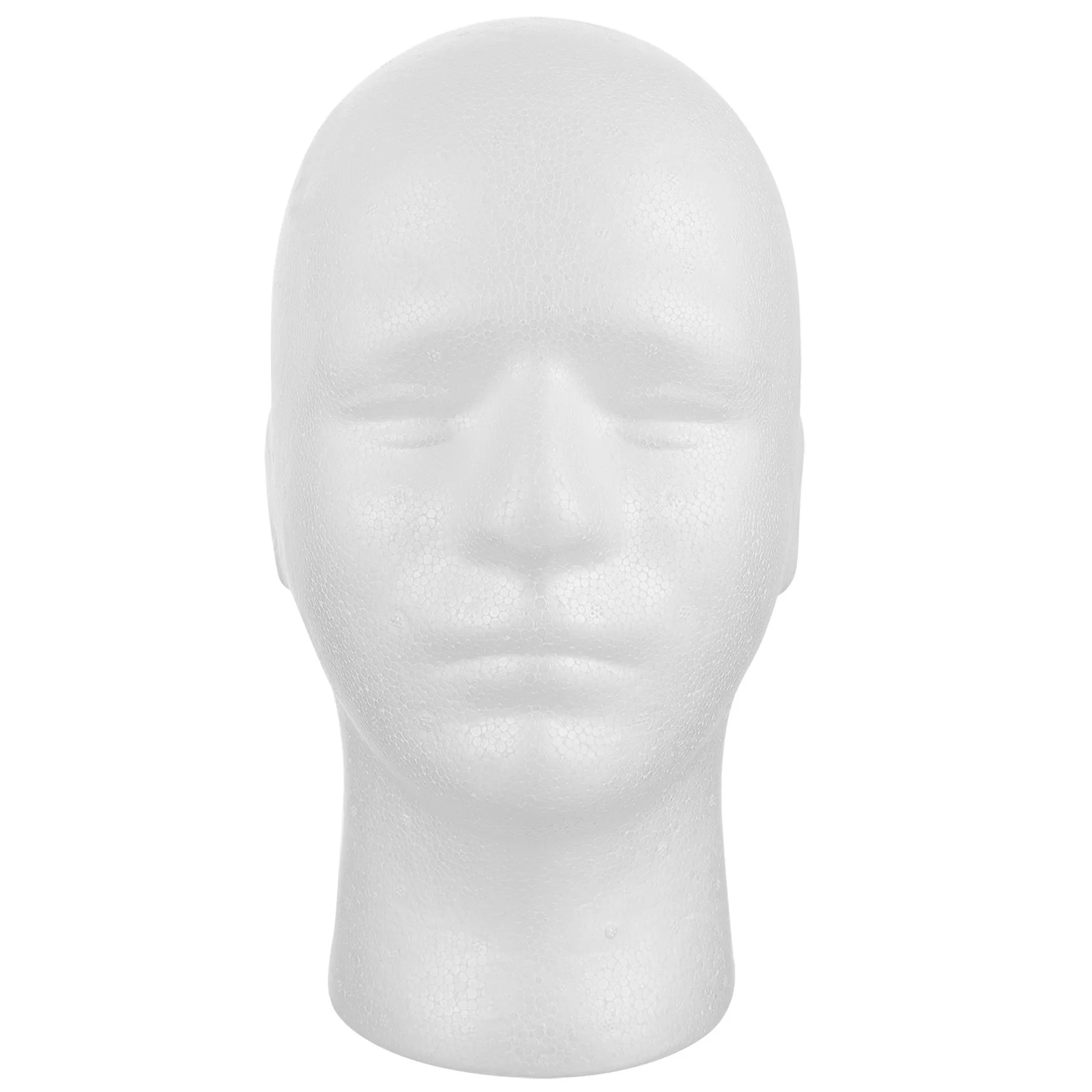 Foam Mannequin Head Mannequin Stand Display Model Foam Heads Male Hat Men Holder Manikin Maniquins Practical Show Hair Manican Bald Froth Size