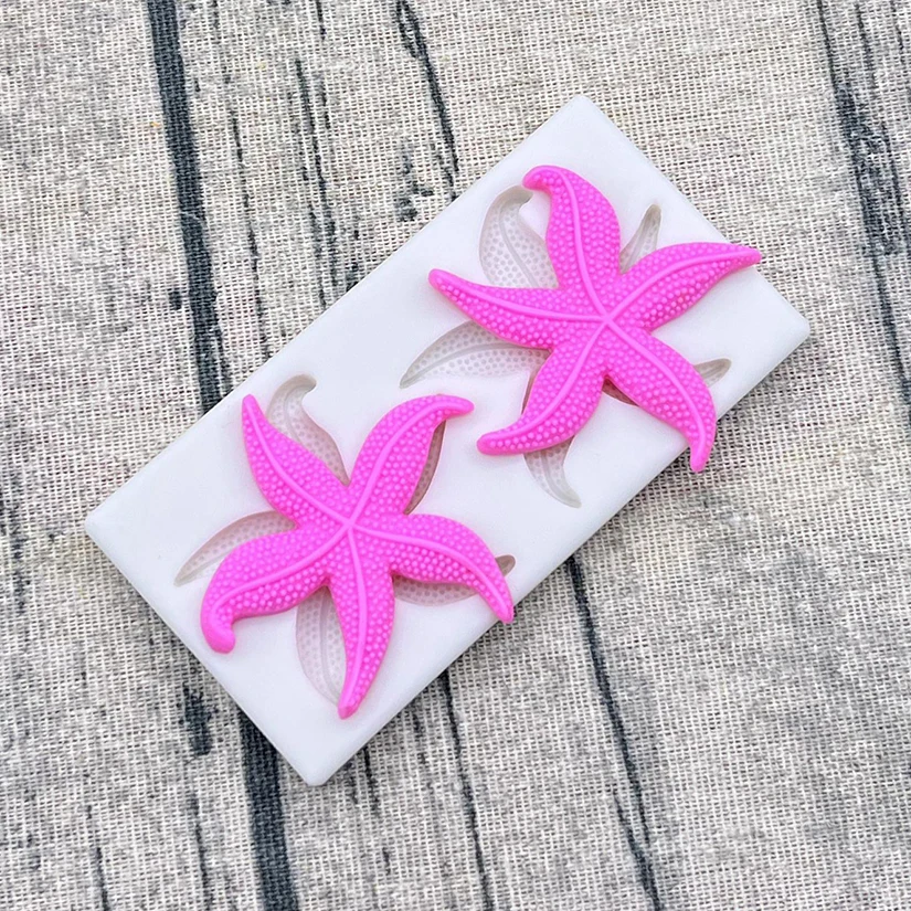Starfish Silicone Mold – Sugarcraft, Chocolate, Cupcake, Fondant, and Cake Decorating T... - SKU Starfish Silicone Mold ...