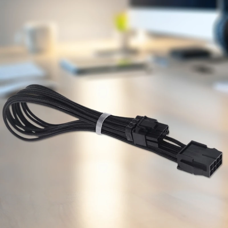 GPU PCIe to 8Pin (6+2) PCIExpress Power Supply Adapter Graphics Video Card Power Extension Cable for PC Computer