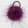 Fluffy Handbag for Women Real Natural Ostrich Feather Mini Bag Furry Romantic Party Concern Dinner Wedding Bride Fashion 3
