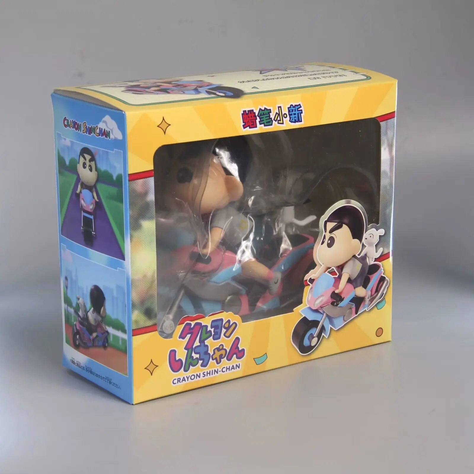 

Подвижная шина велосипедист Shin-chan милая фигурка