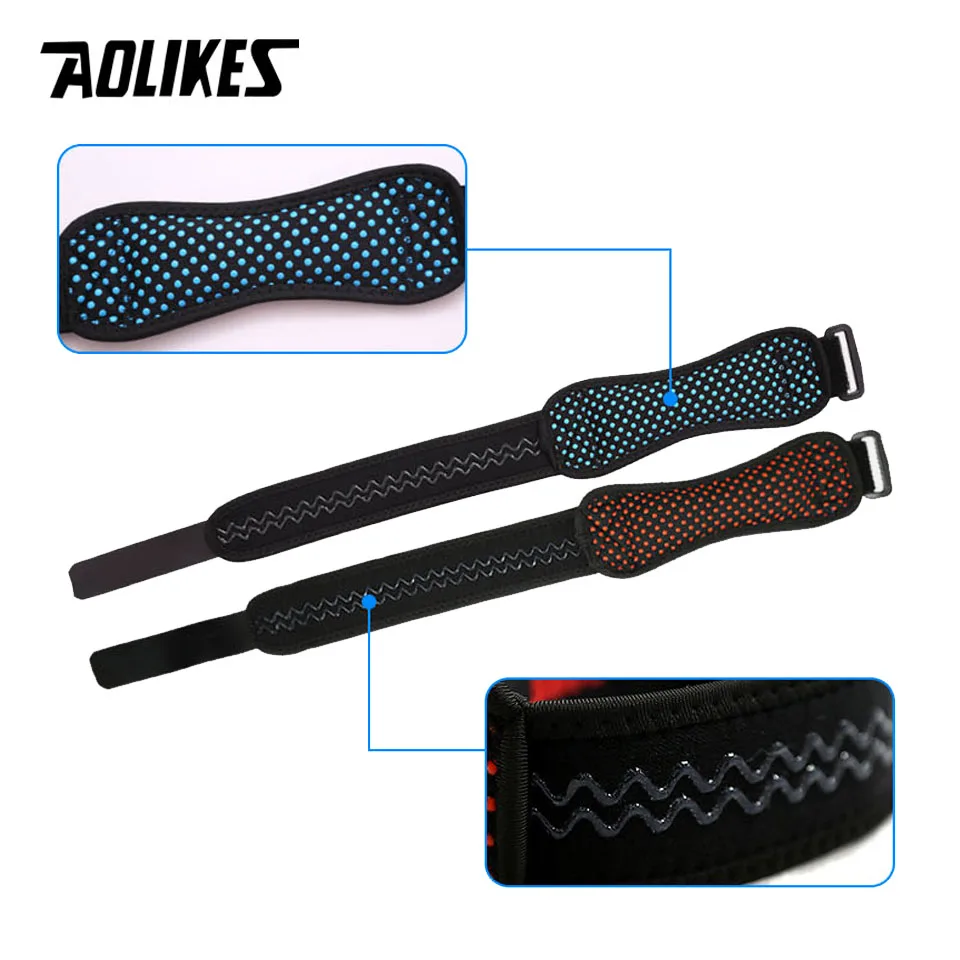AOLIKES 1PCS Patella Knee Brace Knee Support and Pain Relief Running Hiking Basketball Tendonitis Adjustable Strap Patellar knee support knee brace patellar band