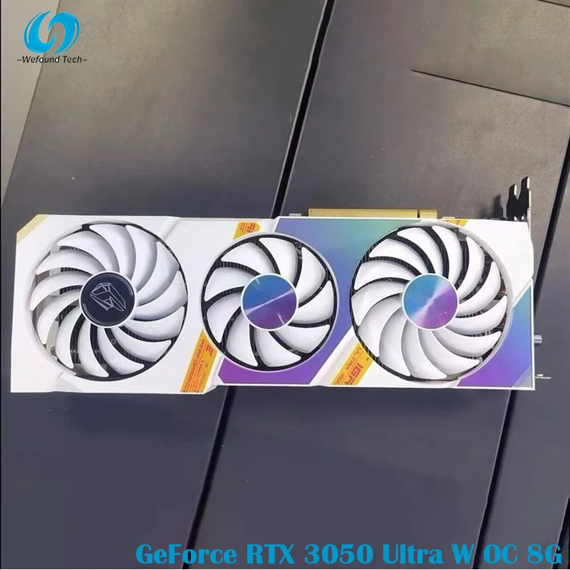 For Colorful iGame GeForce RTX 3050 Ultra W OC 8G GDDR6 128-bit 14 Gbps PCIE 4.0 Gaming Graphics Card latest gpu for pc