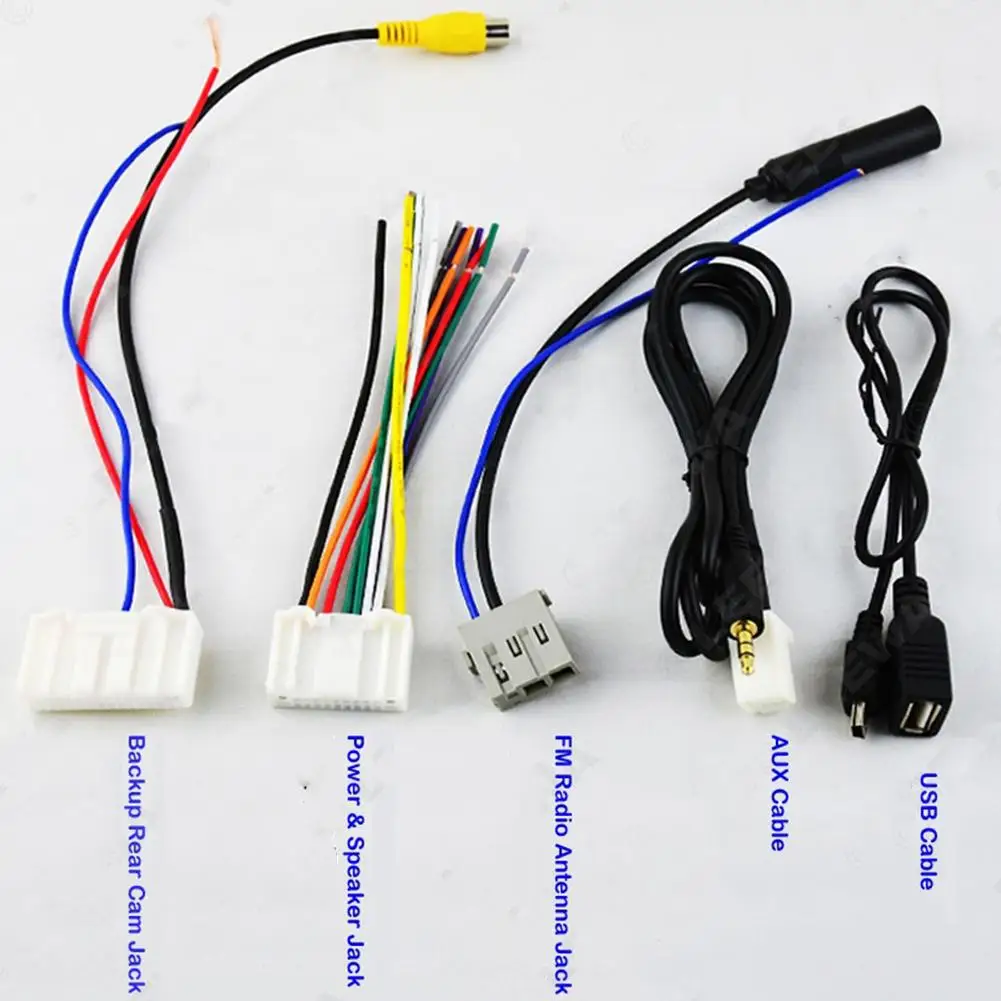 5Pcs Suit Car Stereo Cd/Player Cablaggio Adattatore Spina Per Nissan/Teana/X-Trail/Qashqai Oem Factory Radio Cd # Ca2132