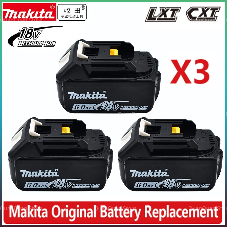 

Original makita Battery BL1860 BL1850B BL1850 BL1840 BL1830 screwdriver battery & charger 18v Replacement Power Tool Batteries