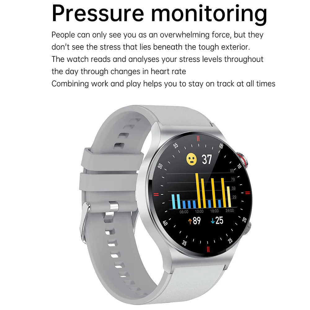 QW33 Ʈ ġ  ȭ NFC ECG + PPG   ȸ ư  ƮϽ Smartwatch ȵ̵ IOS