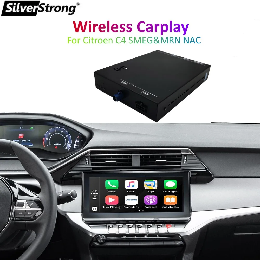 Wireless Carplay Per Citroen C4 Smeg Nac Picasso Ds4 Ds3 308 508 208 200 Android Auto Module Box Mirror Link Navigazione Airplay