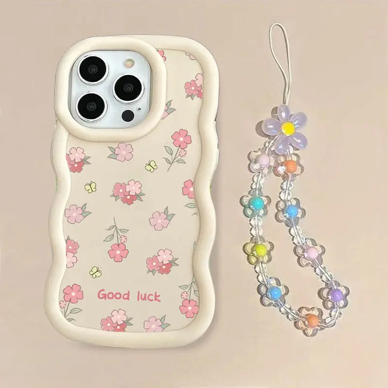 Floral Bracelet Chain Wave TPU Phone Case Cover