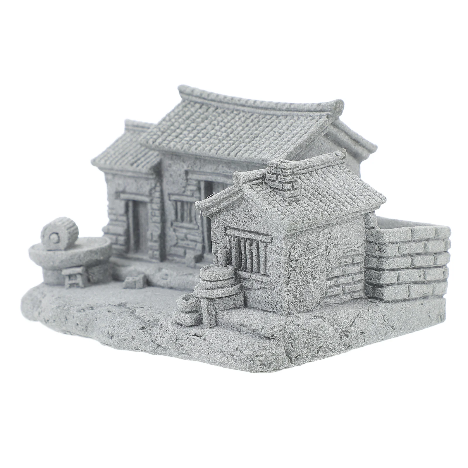 

Mini Imitation Chinese Style House Tiny Micro Landscape Ornaments Home Decor Crafts Homes Landscaping Miniature Architecture