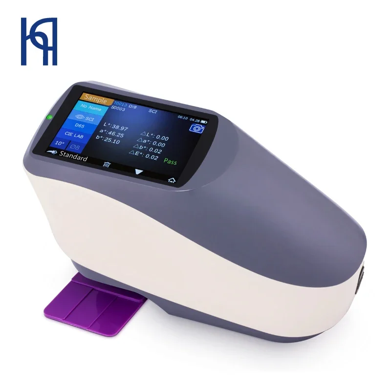 Portable Color Spectrophotometer YS4580 Color Measurement Instruments With Color Match Program 5