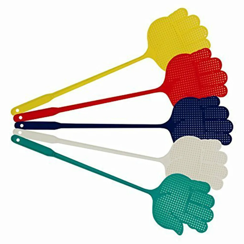 Flyswatter Exquisite Light-weight Kitchen Accessory Convenience Cute Shape Hand-shaped Swatter 5 Pieces Fly Swatter
