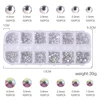 3Pcs/Set Nails Art Accesorios Multi-Size Rhinestones 3D Crystal DIY Decorations Glitter Crystal Rivet Gem 3D Nail Supplies 5
