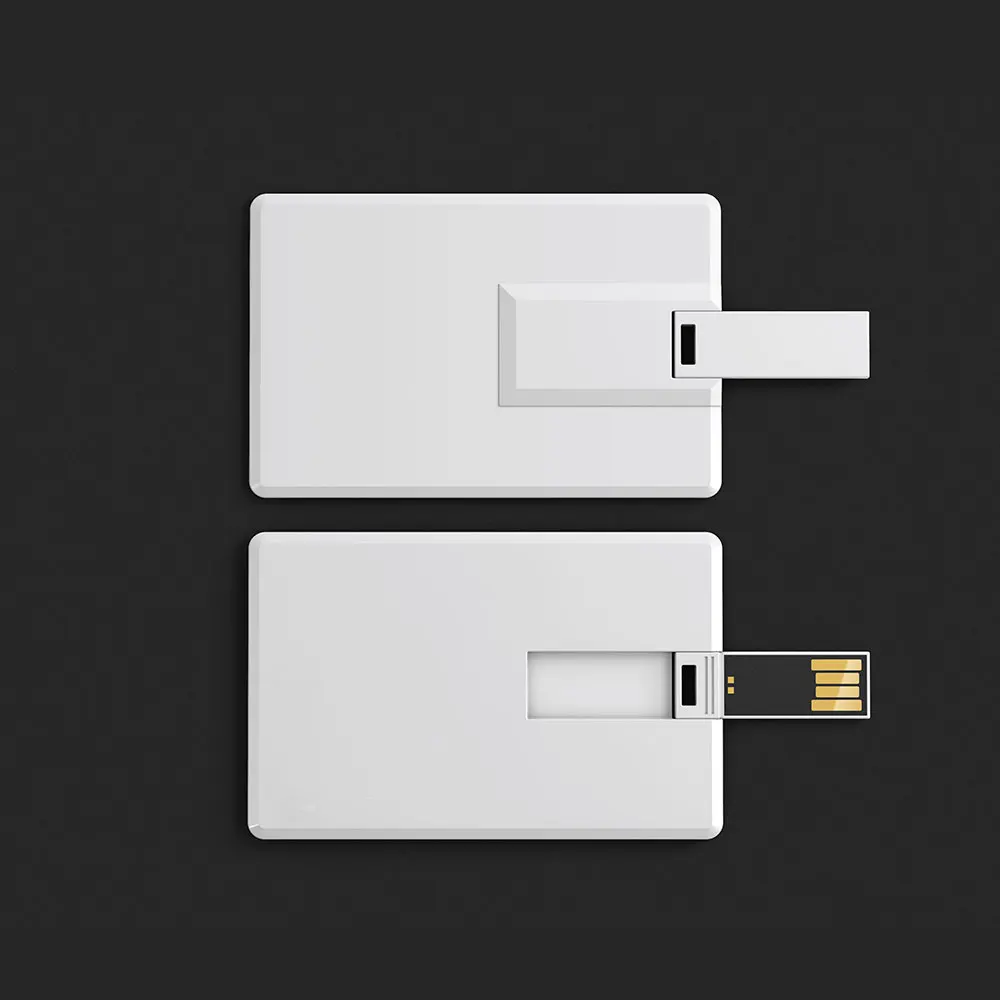 20개/세트 무료 로고 100% 용량 4GB 8GB 16GB 32GB 신용카드형 USB 플래시 드라이브 맞춤형 로고 최고급 크리에이티브 펜드라이브