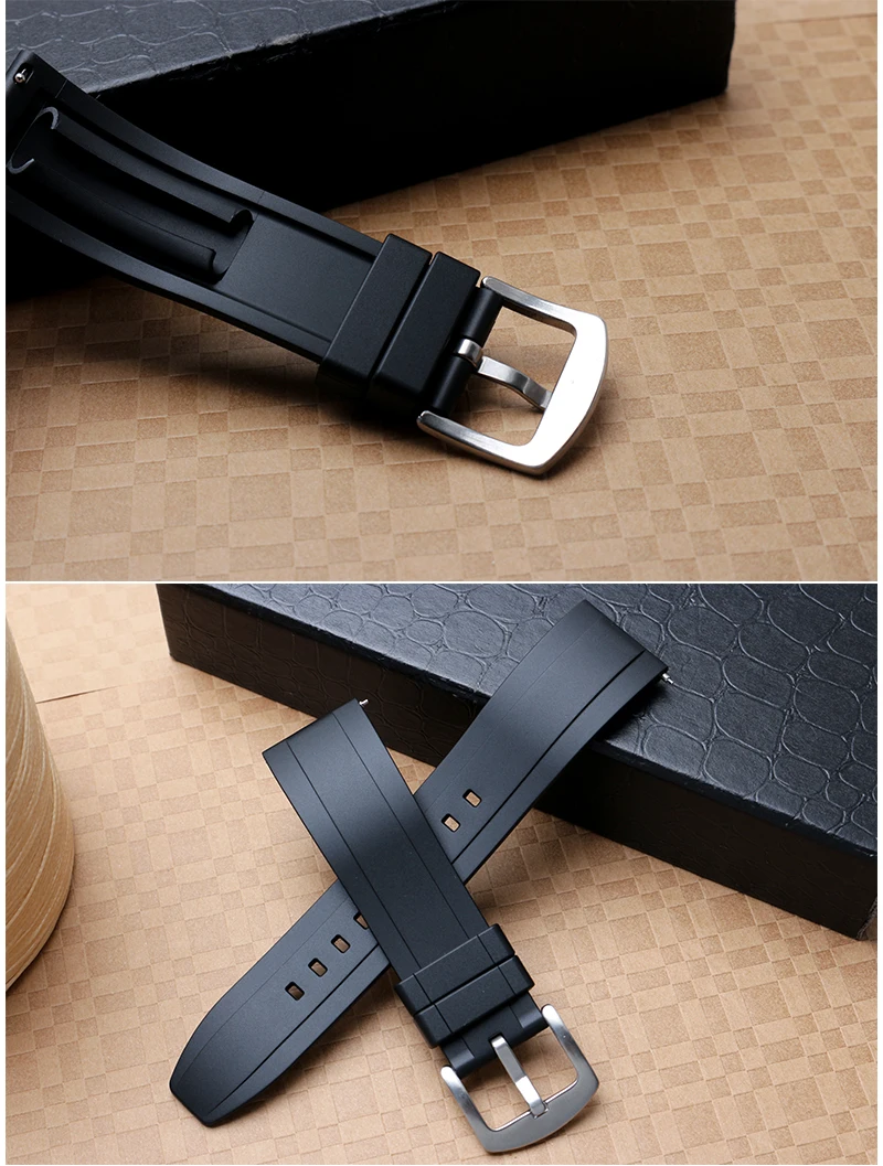 Rubber Watchband For Casio PROTREK Series PRW-6600 PRG-600Y PRG-650 PRG-600 Waterproof Sports 24mm Quick Release Silicone Strap