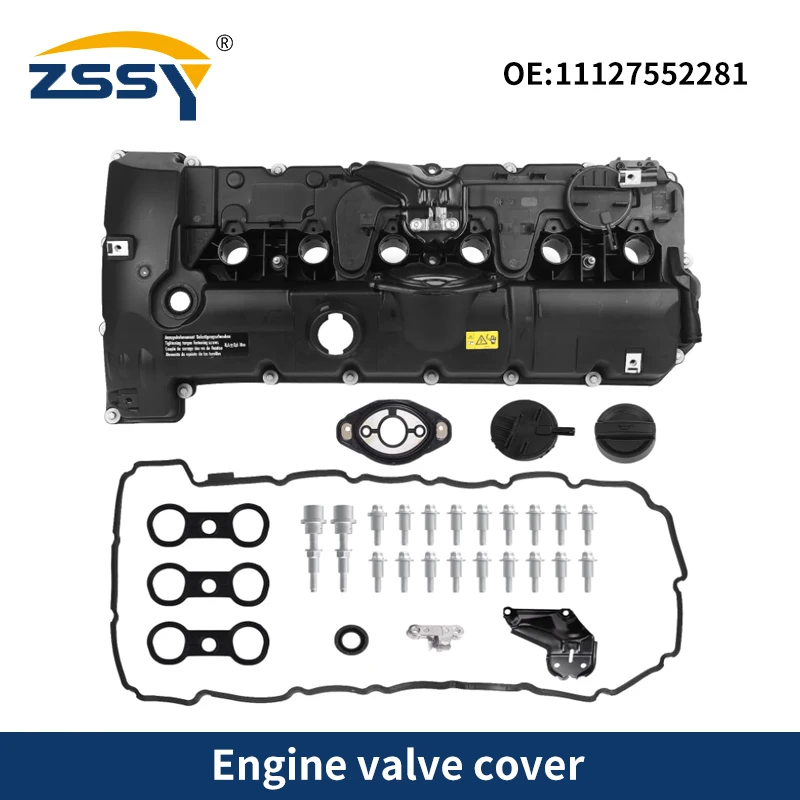 Engine Valve Cover for BMW N52 E60 E70 E82 E90 E91 Z4 X3 X5 128i 325i 328i 530i 528i E65 E66 E82 2.5L 3.0L 11127552281