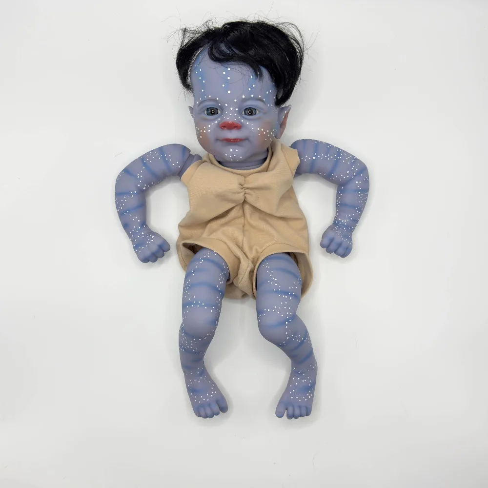 Bebe Reborn 인형 키트, 아바타 요정 삼림지대, 실물 같은 미완성 인형 부품, DIY 장난감, 19 인치