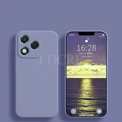 Premium Liquid Silicone Case - Durable TPU Rubber Protector for HONOR 400 Lite (Lavender Grey)