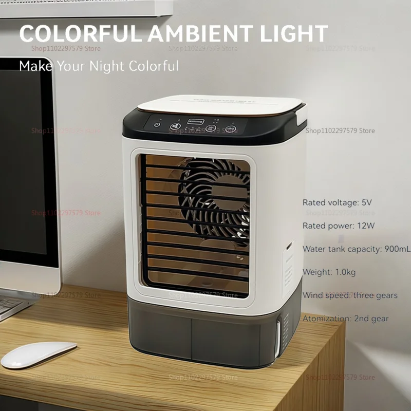 NEW desktop spray fan portable humidifier air cooler mute USB dormitory office mobile air conditioner air conditioner humidifier