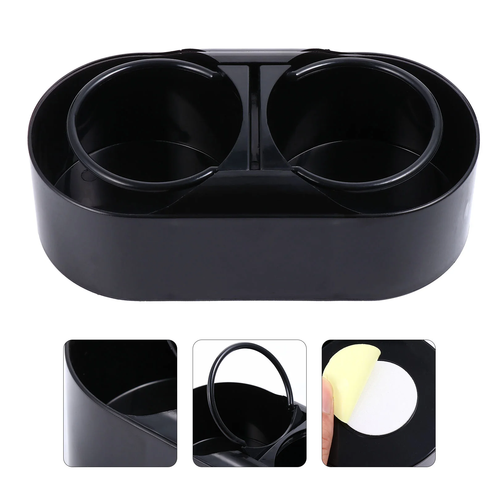 

Car Cup Holder Car Organizer Drinking Bracket Water Bottle Double Cup Holder Universal Multifunctional Car Front Organizer (