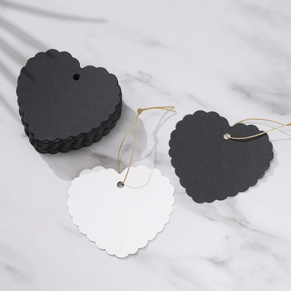 20pcs/Lot Love Kraft Paper Blank Tag Gift Display Packaging Labels for DIY Jewelry Label Wedding Gift Decorating Tag 