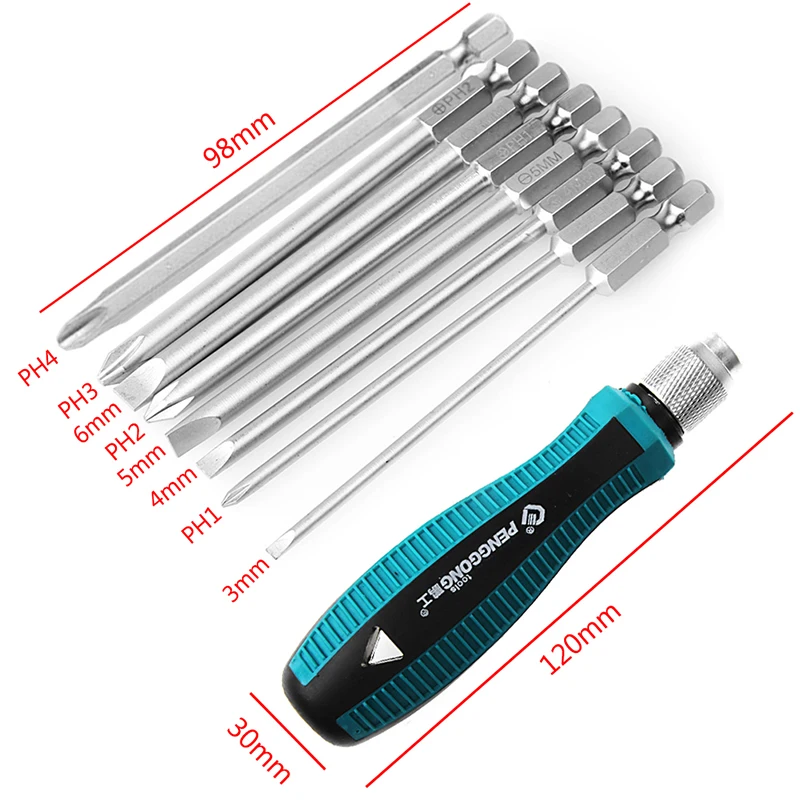 

New 8 Drill Bits + 1 Screwdriver Torx Set Rep Tools Drop Shipping