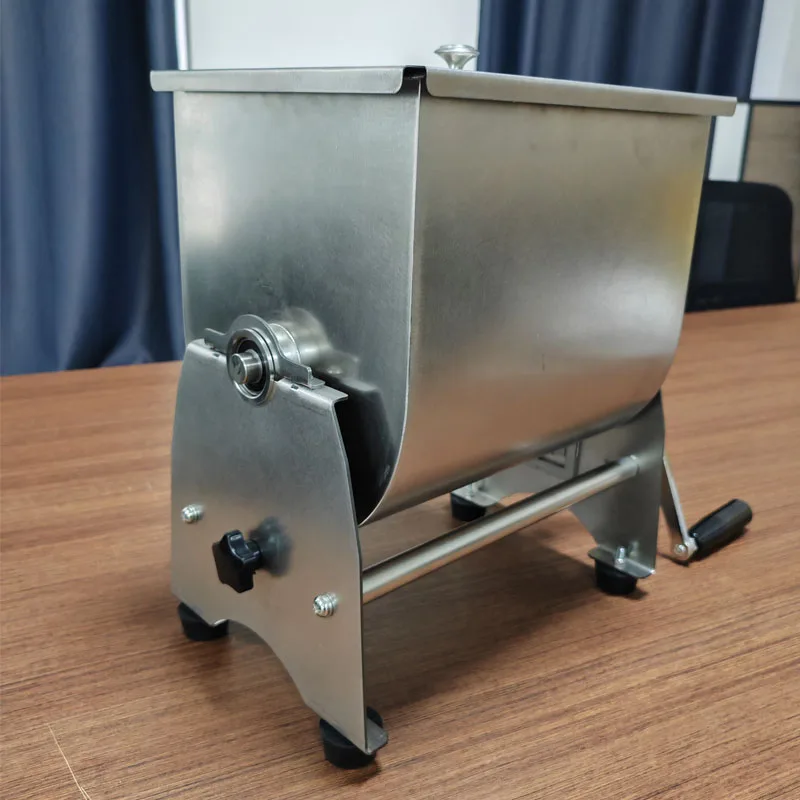 Easy Operate Meat Mixer Machine 10L Large Rollover Design Food Mixing Mixer Machine Stainless Steel Meat Mixer Machine 2