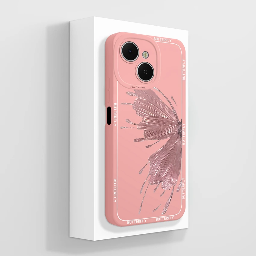 Cute Rabbit Shockproof Silicone Phone Case - Tecno Spark 40C