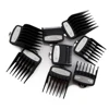 8Pcs Cutting Guide Comb for Wahl with Metal Clip 3171-500,Fits for Multiple Size Wahl Clippers Black 1