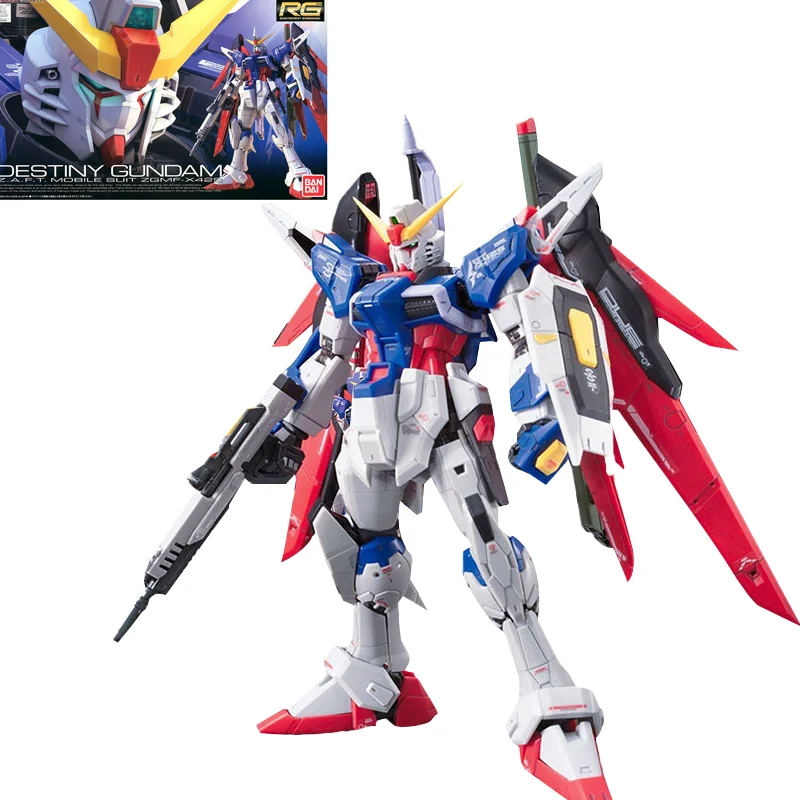 

Оригинальная собранная модель Bandai RG 11 1/144 ZGMF-X42S Destiny Gundam Gunpla, экшн-фигурка аниме, мобильный костюм, Подарочная игрушка для детей