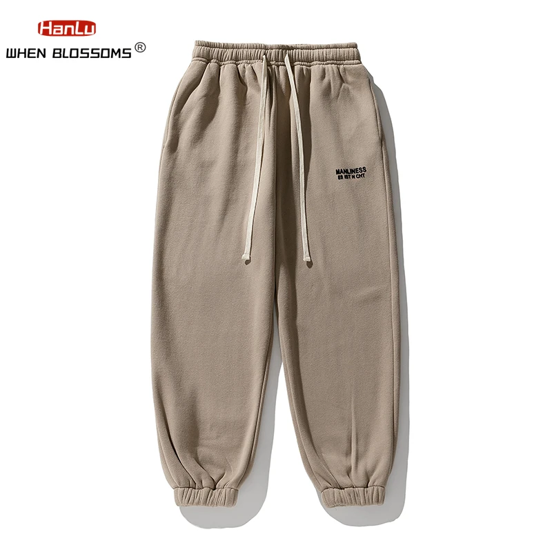 十字架 ユニセックス 韓国[AAKAM] LACED CROS2 PATCH SWEATPANTS New Autumn/Winter 2023 Korean Sweatpants Men's Women's