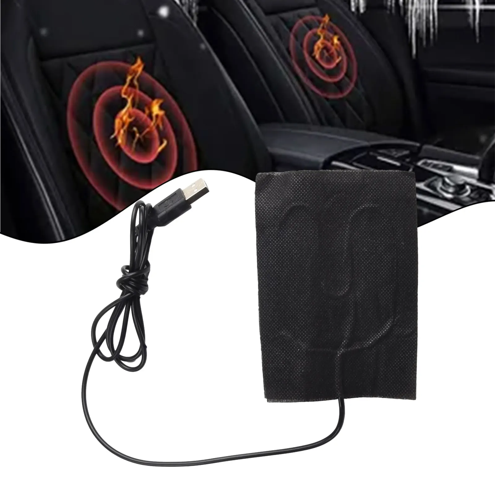 

Voltage De Icing Heating Pad Heater Cycling Heater Heating Pad USB Car Clothes Cycling De Icing Car Clothes Cycling