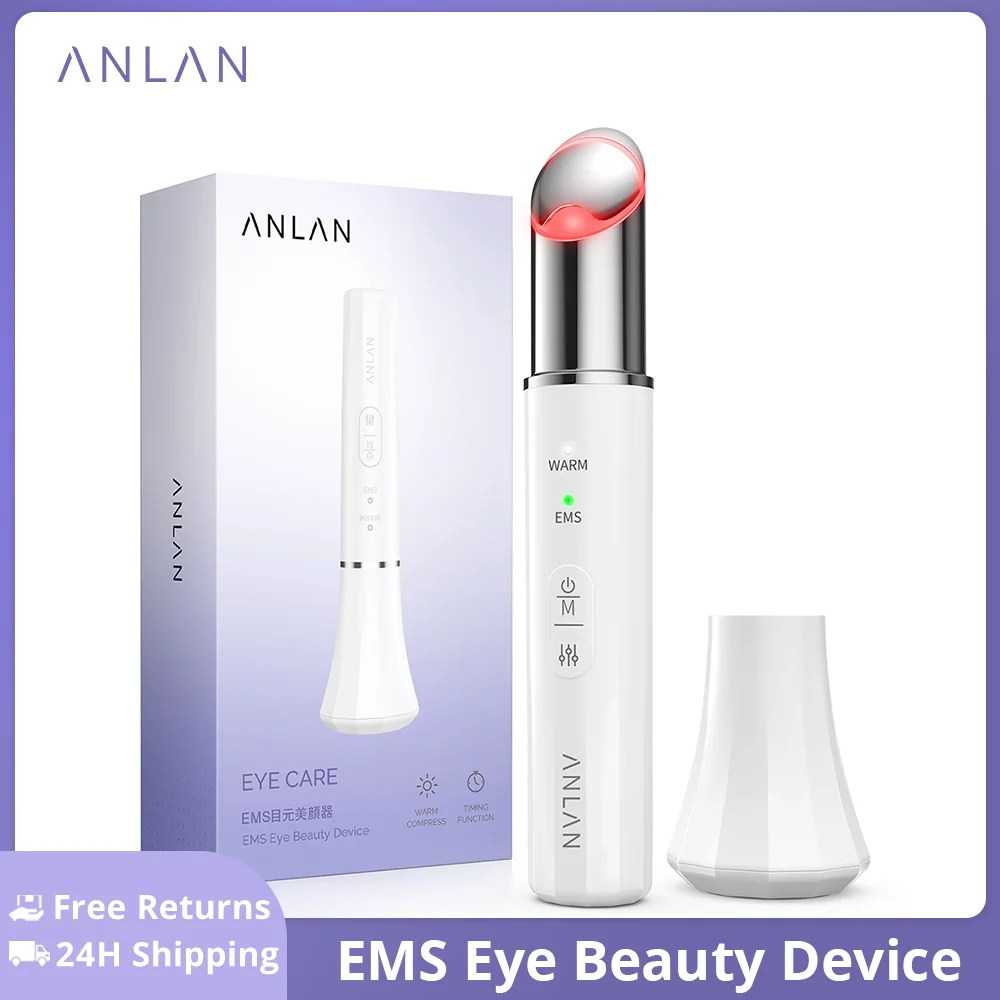 ANLAN EMS Eye Beauty Device Microcurrent Anti Wrinkle Remove Eye Bags