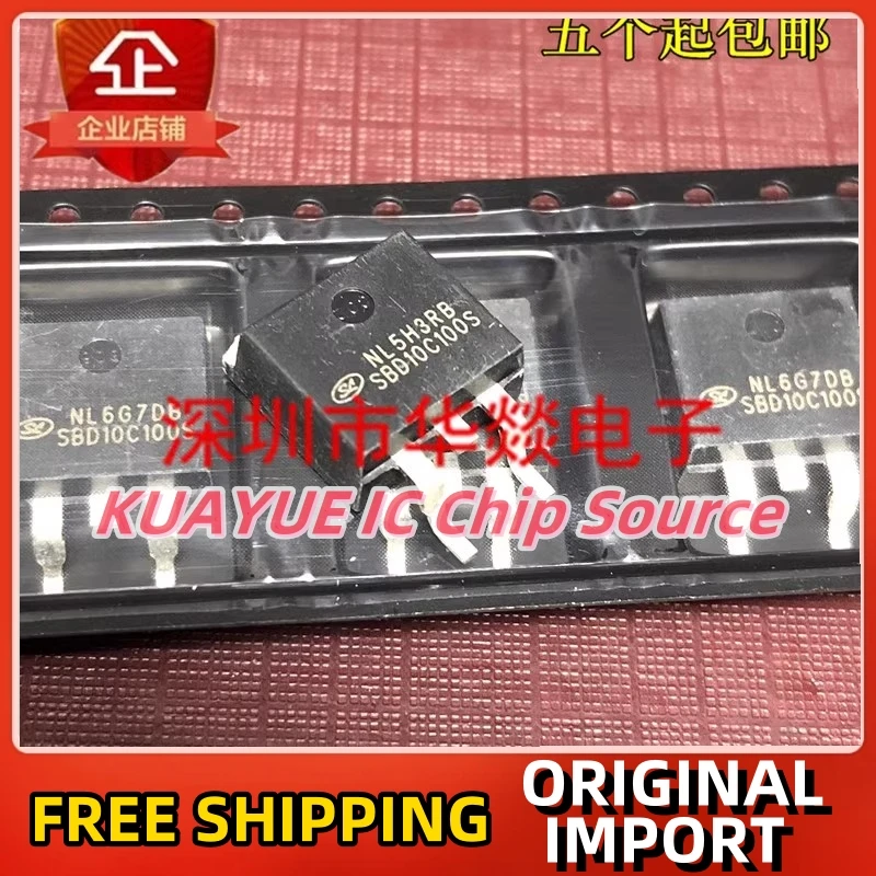 

10PCS-30PCS SBD10C100S TO-263 100V 10A Fast Shipping Quality Guarantee