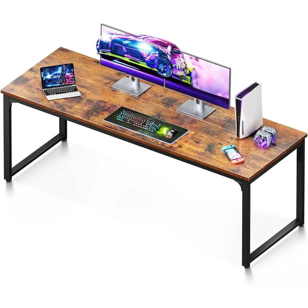 

71 дюймовый компьютерный стол, домашний офисный письменный стол для студентов, квадратный компьютерный стол в стиле ретро