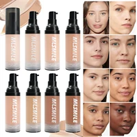Face Foundation Cream Oil-Control Matte BBCream Waterproof Lasting Concealer Liquid Full Coverage Matte Base Professional Makeup 1