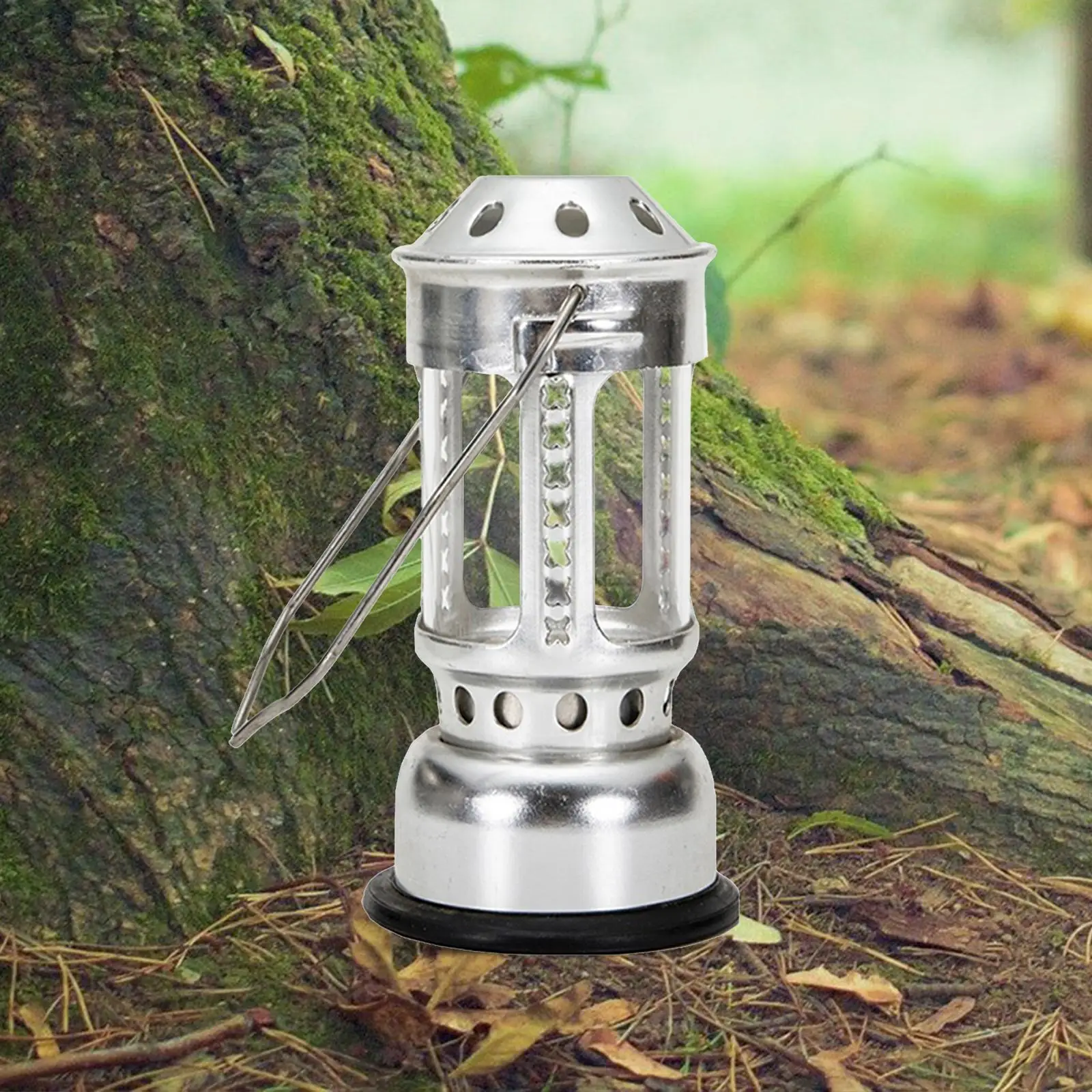 Portable Aluminum Alloy Candle Lantern Brass Hanging Candlestick
