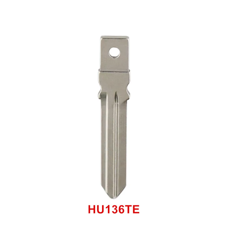 Car Key Blank Remote 10pcs VAC102 VA2 HU136 HU136TE For Renault Megan Modus Clio Kangoo Trafic Logan Sandero Duster car key blank remote