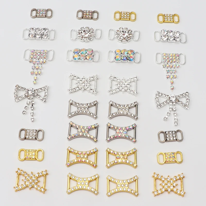 Luxury Rhinestone Diamond Sneaker Charms - Colorful Shoe Decoration Accessories