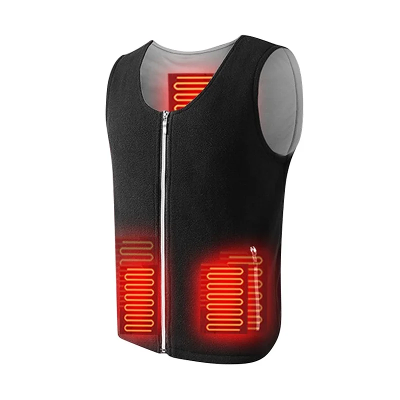 

Smart USB Charging Electric Self Heating Vest for Men Women Thickness Camping Cycling Hiking Ski Heating Vest Winter Body Warmth