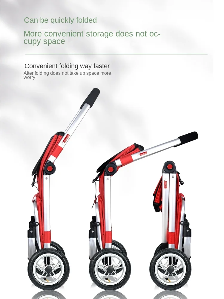 Silent Stair Climbing Trolley Foldable Portable Trolley Cart Home Trailer Lightweight
