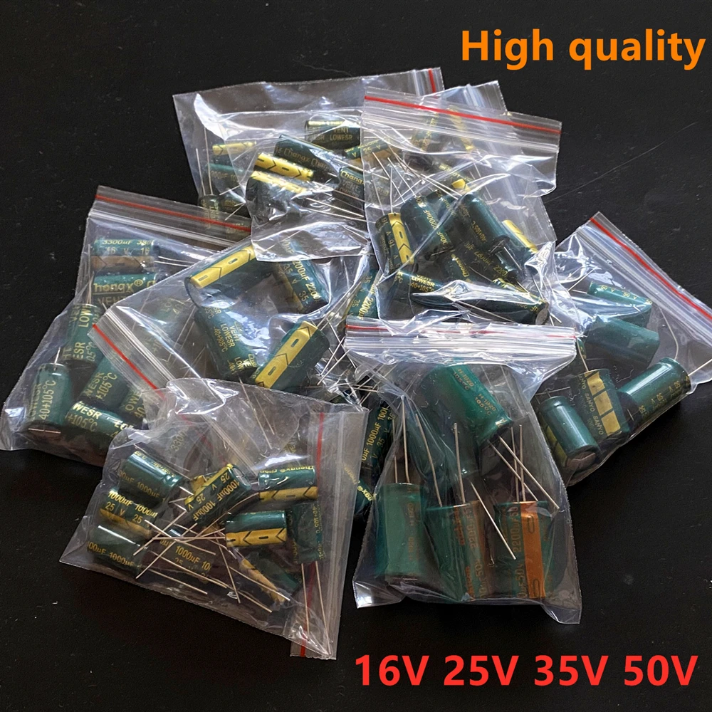 80pcs High Quality 9 Value Kit 1000uf3300uf Electrolytic Capacitor