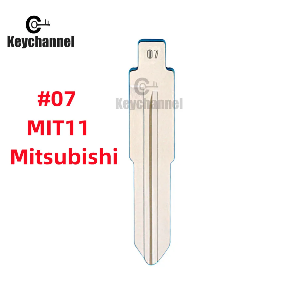 Keychannel 10pcs/lot #07 KD Key Blade LISHI MIT11 For KD VVDI JMD Remote For Mitsubishi Outlander Grandis ASX Pajero Replacement