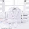 100% coton Couple Robe gaufre peignoir Robe Kimono Yukata maison vêtements décontracté femmes vêtements de nuit printemps été vêtements de détente