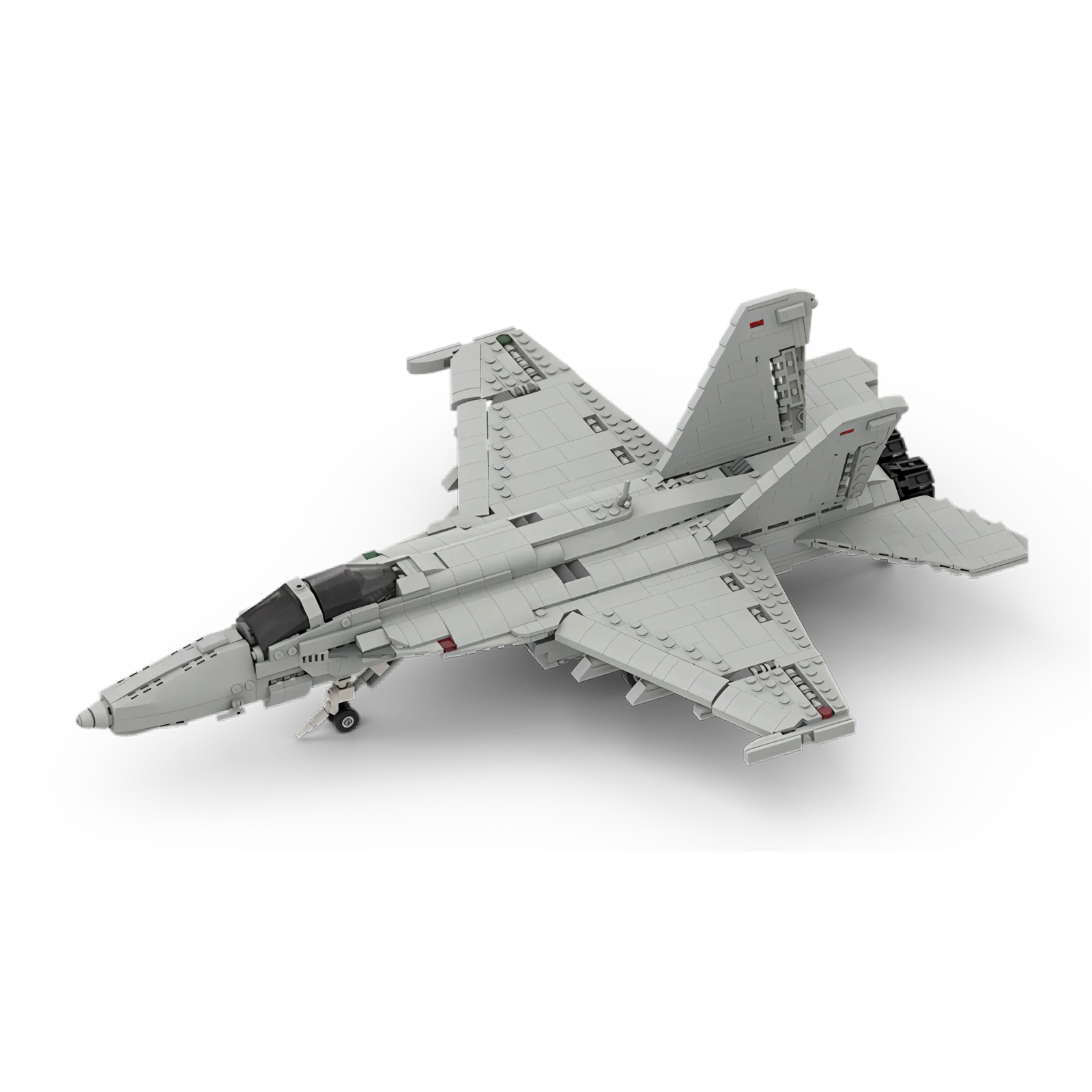 군용 빌딩 블록 MOC-112205 F/A-18F 슈퍼 호넷 전투 항공기, 1/35 체중계 소년 브릭, 비행기 모형 선물 장난감, 1807 개