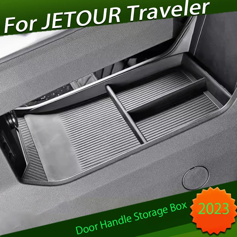 

Ящик для хранения дверной ручки автомобиля, подходит для Chery JETOUR Traveler T2 2023, модификация ящик для хранения на центральную панель управления внутренняя отделка