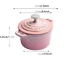 Mini Enameled Cast Iron Dutch Oven 6