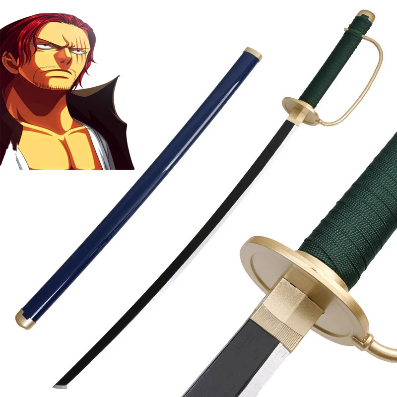 Coplay Red Hair Shanks  102cm  Wooden Katana Sword Superb Animation Series  Model Weapon 5
