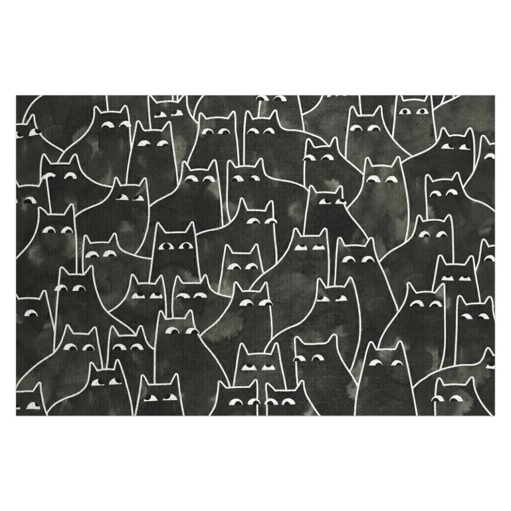 

Suspicious Cats Jigsaw Puzzle Custom Photo With Personalized Photo Puzzle