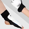Taekwondo  Leather Foot Gloves Sparring Karate Ankle Protector Guard Gear Boxing Martial Arts Foot Guard Sock Adult Kid 4