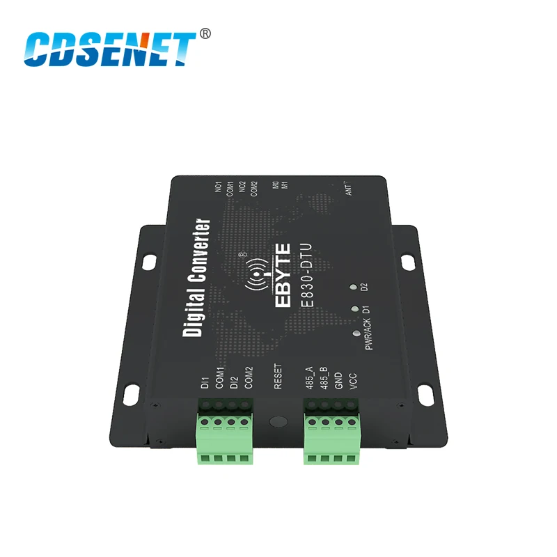 Switch data Acquisition Wireless LoRa 433MHz Modbus 8km Long Range Transmitter and Receiver CDSENET E830-DTU(2R2-433L)